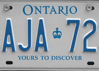 أونتاريو تدرس إلغاء رسوم تجديد لوحات الترخيص الخاصة بالسيارات