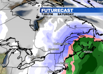عاصفة شتوية جديدة وكميات كبيرة من الثلوج في أجزاء من كيبيك