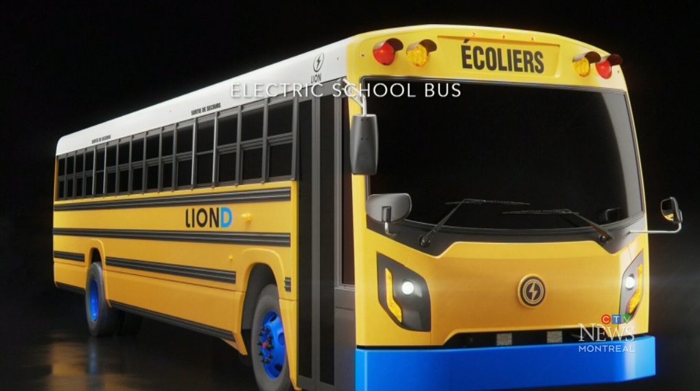 شراء 120 حافلة مدرسية كهربائية في مونتريال
