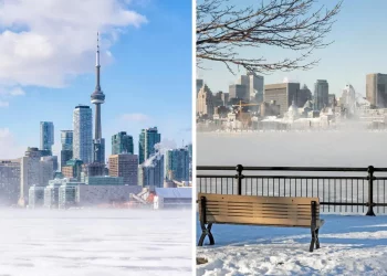 لأول مرة منذ أكثر من 50 عاماً ..تورنتو تتفوق على مونتريال في تساقط الثلوج