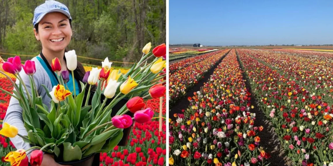 عودة حقول التوليب إلى مونتريال هذا الربيع