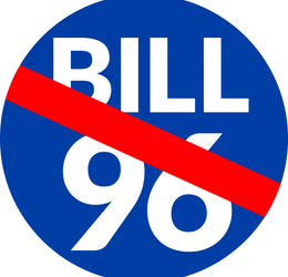 تظاهرة ضد قانون اللغة الفرنسية أمام مكتب لوغو في مونتريال