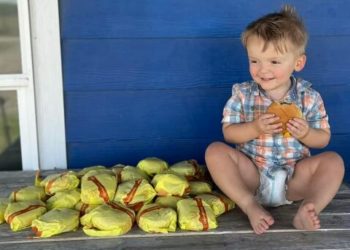 طفل صغير يطلب 31 برغر من DoorDash عبر هاتف والدته مع إكرامية مجزية!