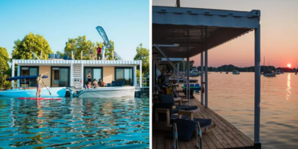 استمتع بالإقامة في الشاليهات العائمة في كيبيك هذا الصيف