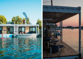 استمتع بالإقامة في الشاليهات العائمة في كيبيك هذا الصيف