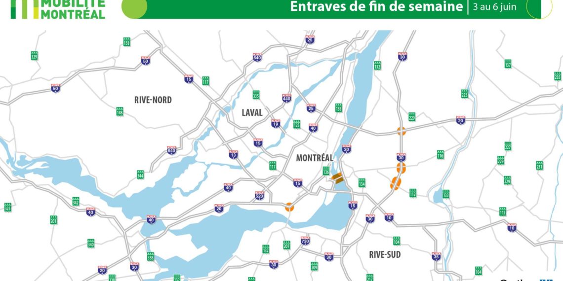 إغلاق العديد من الطرقات في مونتريال وما حولها