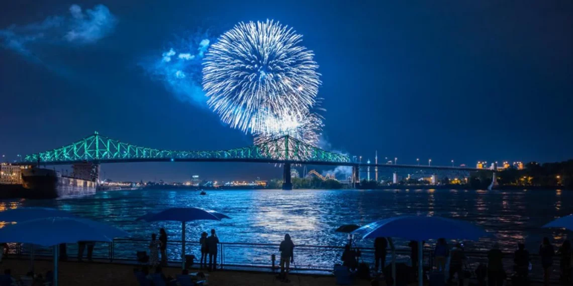 عروض مشاهدة الألعاب النارية تعود إلى ميناء مونتريال اعتباراً من اليوم