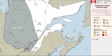 تحذيرات من الحر الشديد والعواصف الرعدية في مونتريال