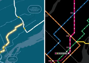 مقترح جديد لخط مترو يتضمن تغطية جغرافية واسعة في مونتريال