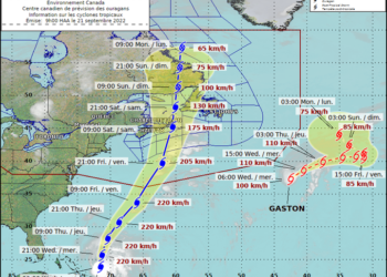 تحذيرات من تأثّر 4 مقاطعات كندية بإعصار كبير خلال نهاية هذا الأسبوع