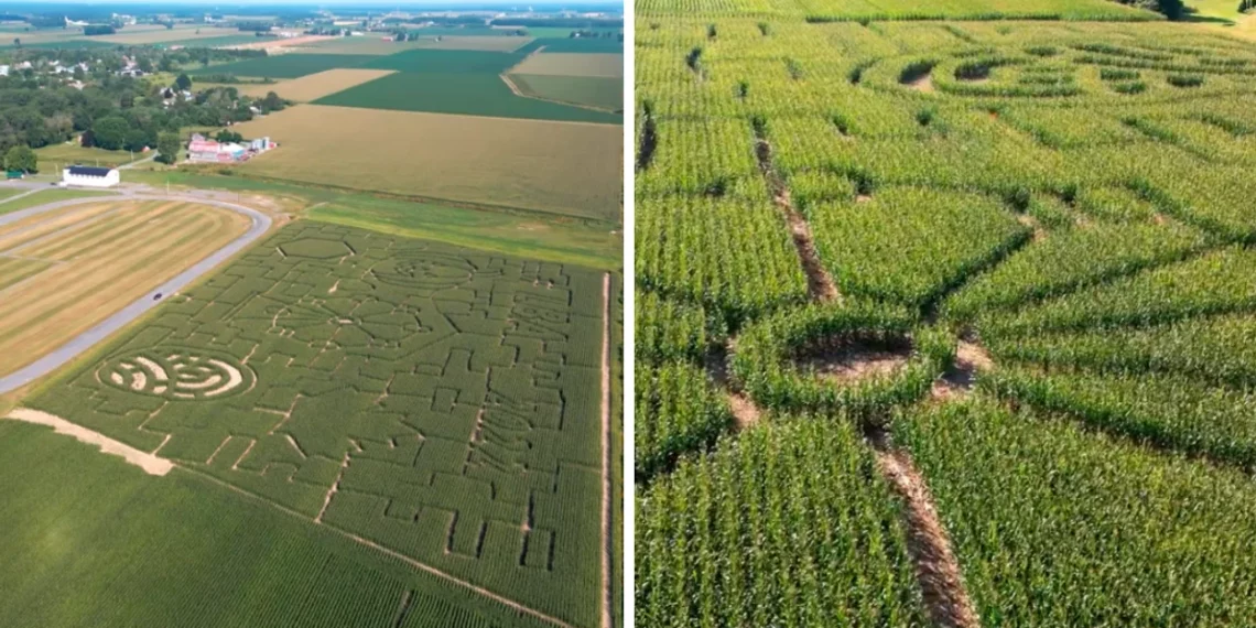 افتتاح متاهة حقول الذرة العملاقة على الشاطئ الجنوبي لمونتريال