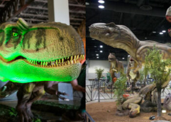 استكشف معرض الديناصورات الأكبر والأكثر واقعية في أمريكا الشمالية