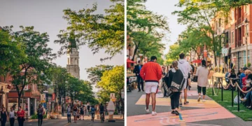 استمتع بشارع Wellington المخصص للمشاة خلال نهاية الأسبوع في مونتريال قبل إغلاقه