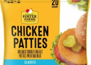 سحب بعض منتجات فطائر الدجاج المجمدة بسبب وجود قطع بلاستيكية صلبة