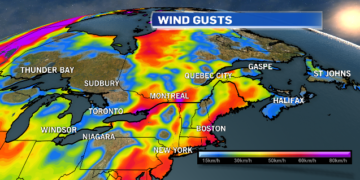 مونتريال على موعد مع أمطار غزيرة ورياح شديدة اليوم