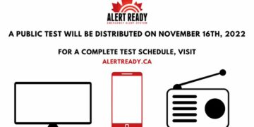اختبار نظام الإنذار العام لحالات الطوارئ في كندا هذا الأسبوع