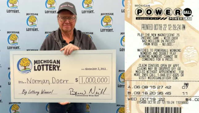رجل من ميشغان يفوز بجائزة Powerball