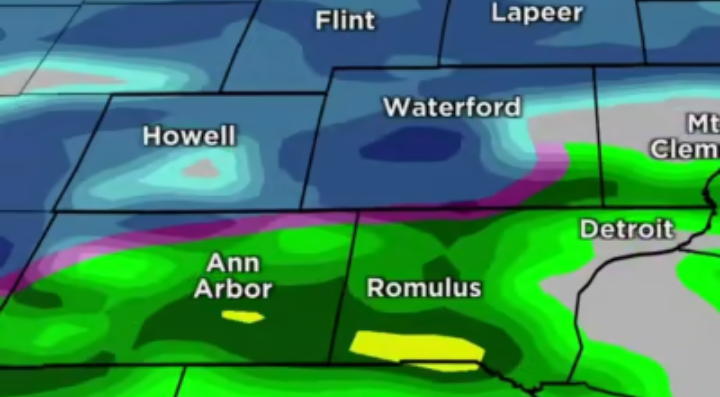 طقس بارد و هطولات مطرية قادمة في توقعات طقس مترو ديترويت للأسبوع الحالي