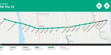 انطلاق خدمة الحافلات السريعة في شارع Pie-IX Boulevard في مونتريال اعتباراً من 7 تشرين الثاني/نوفمبر