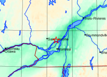 هزة أرضية تضرب منطقة شمال مونتريال ليلة الاثنين
