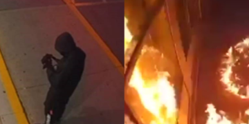 شرطة لافال تبحث عن 3 مشتبه بهم بحرق أحد المطاعم