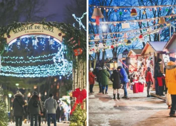 استشكف سوق عيد الميلاد في الشاطئ الشمالي في مونتريال