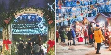 استشكف سوق عيد الميلاد في الشاطئ الشمالي في مونتريال