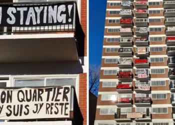 المستأجرون في مجمع Le Plateau السكني يحتجون على عمليات التجديد التي أثرت على ما يزيد عن 100 شخص