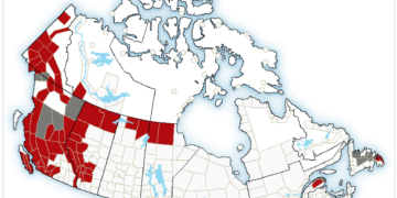 كندا تضم 13 مكاناً من أبرد الأماكن على وجه الأرض حالياً