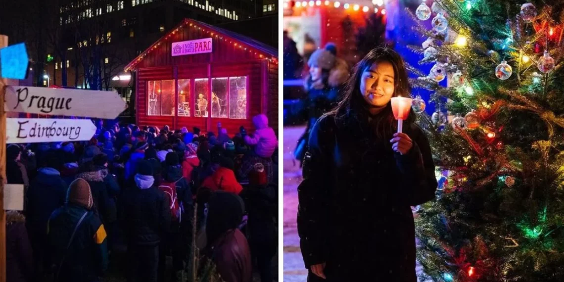 استكشف قرية عيد الميلاد في مونتريال مع العديد من الفعاليات و الحفلات الموسيقية المجانية