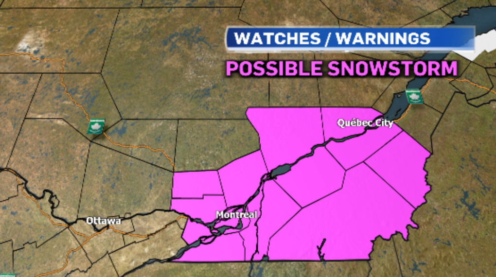 كيبيك تشهد أول عاصفة شتوية كبيرة وثلوج تصل إلى 30 سم
