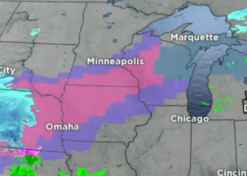 أجواء متقلبة و هطولات مطرية و ثلجية ضمن توقعات طقس مترو ديترويت حتى نهاية الأسبوع