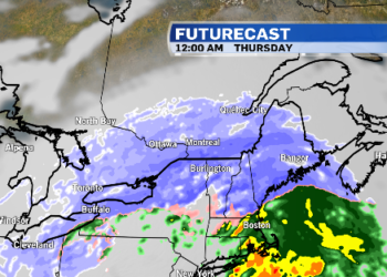 عاصفة ثلجية شديدة ستضرب معظم مناطق كيبيك يوم الأربعاء
