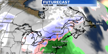 مونتريال على موعد مع المزيد من الثلوج خلال نهاية الأسبوع
