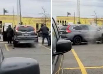 مقطع فيديو صادم لسرقة سيارة في ميلتون و الشرطة تبحث عن الفاعلين