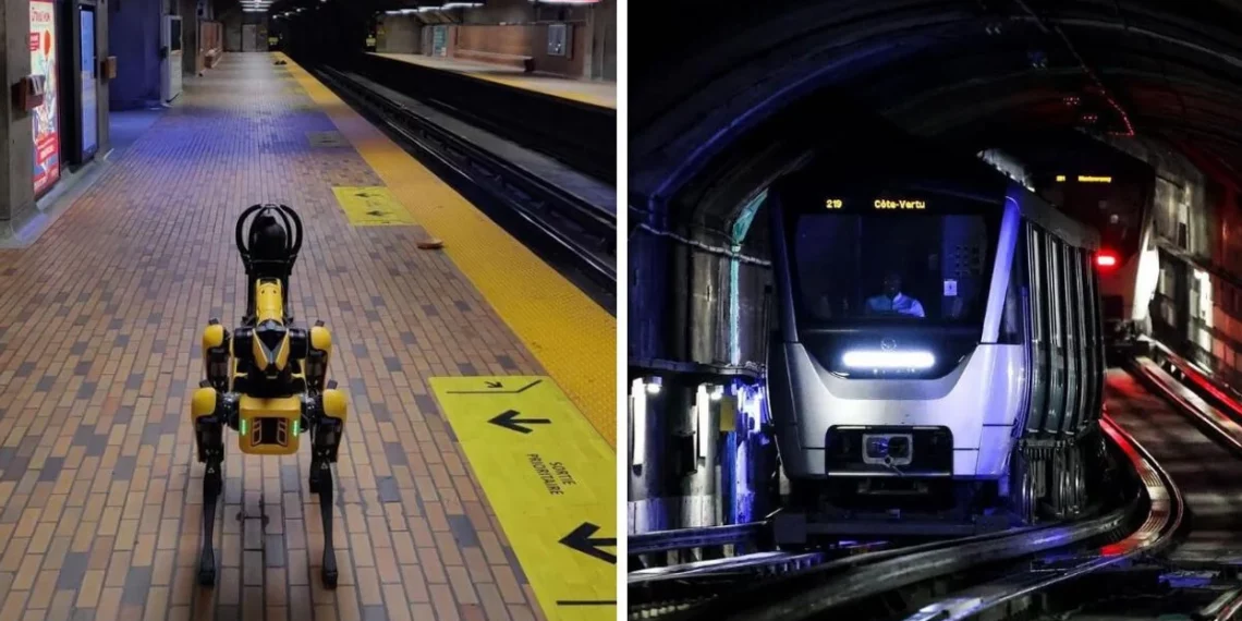 مترو مونتريال يحصل على “روبوت ” آلي للقيام بعملية تفتيش المحطات المحلية وهذا ما وجده