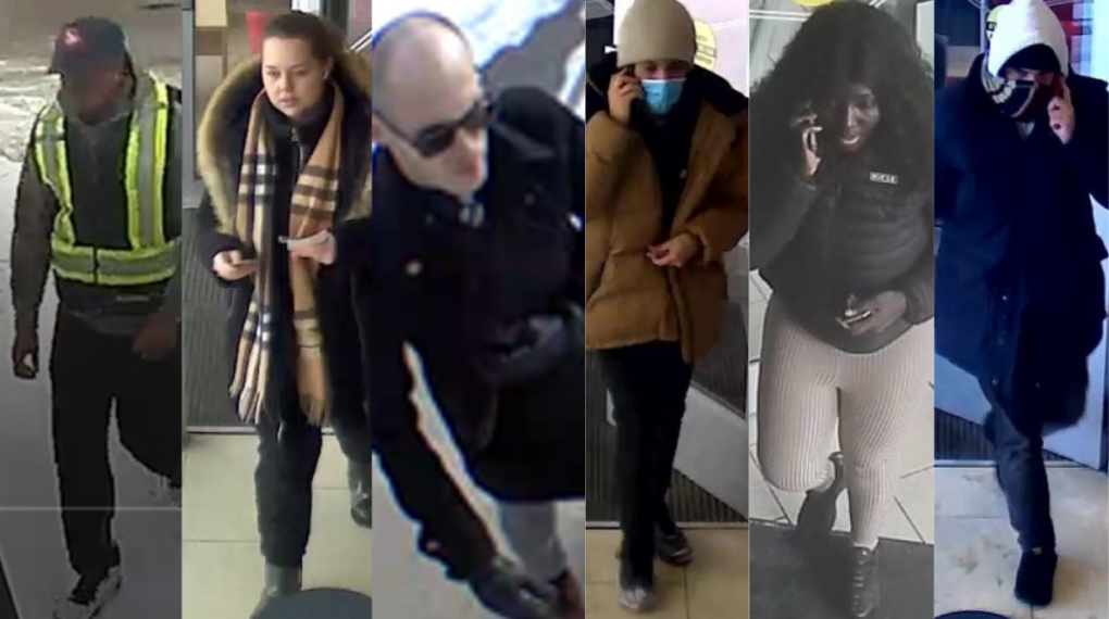 شرطة مونتريال تبحث عن امرأتين و 4 رجال ارتكبوا عشرات عمليات الإحتيال