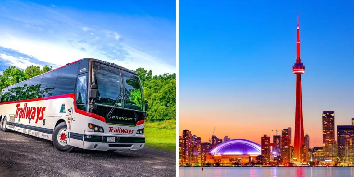حافلات من أونتاريو إلى أمريكا مع خدمة الواي فاي المجانية مقابل 45 دولار