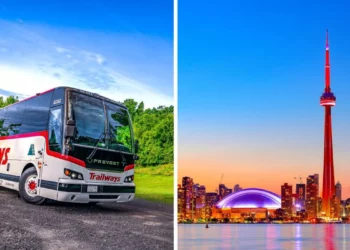 حافلات من أونتاريو إلى أمريكا مع خدمة الواي فاي المجانية مقابل 45 دولار