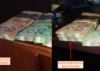 رجال شرطة يسرقون أموالا من مهرب مخدرات