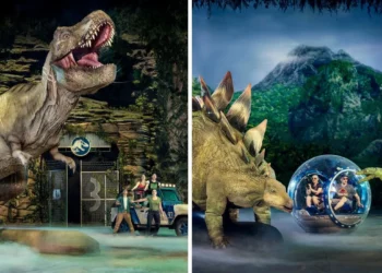 استكشف “Jurassic World” في مونتريال مع عشرات الديناصورات المذهلة