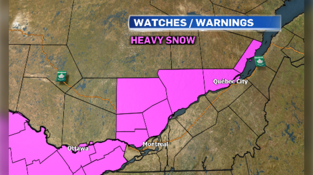 طقس بارد وثلوج بسماكة 20 سم في بعض مناطق كيبيك