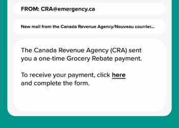 وكالة الإيرادات الكندية (CRA) تُحذّر من هذه الرسائل النصية الاحتيالية