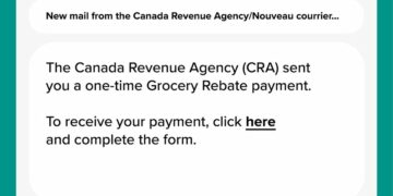 وكالة الإيرادات الكندية (CRA) تُحذّر من هذه الرسائل النصية الاحتيالية