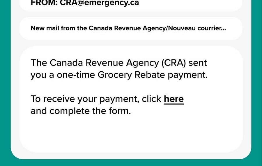 وكالة الإيرادات الكندية (CRA) تُحذّر من هذه الرسائل النصية الاحتيالية