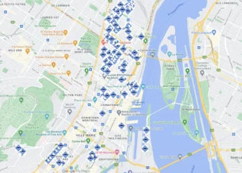 مناطق خالية من السيارات بالقرب من Berri-UQAM وعبر Ville-Marie