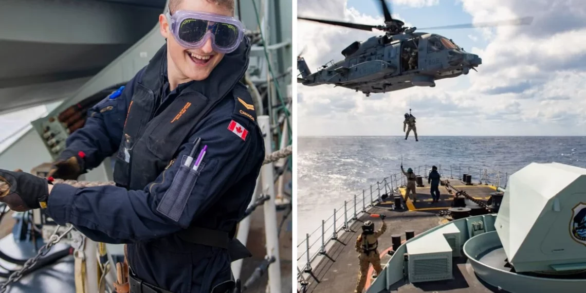 البحرية الكندية تعلن عن وظائف برواتب تصل إلى 4 آلاف دولار شهرياً