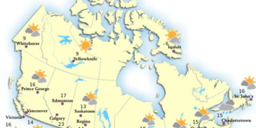 كيف يبدو طقس كندا في عطلة نهاية الأسبوع الطويلة ؟