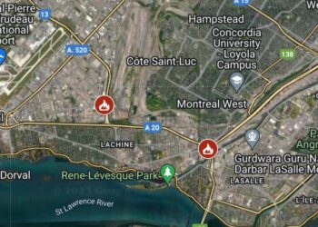 احتراق حوالي 30 سيارة في حادثتين مختلفين في مونتريال