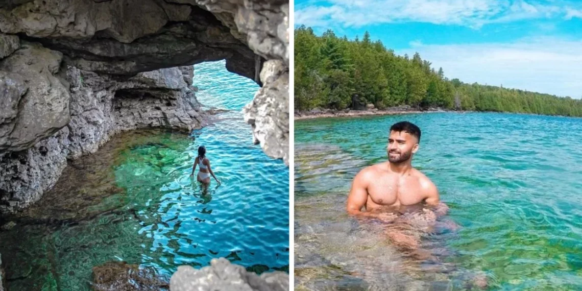 رحلة برّية جميلة إلى هذا الكهف والمنتزه في أونتاريو